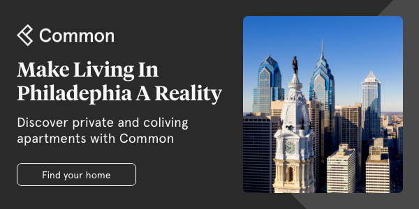 Make Philadelphia living a reality! Discover private and coliving apartments with Common. Find your home!